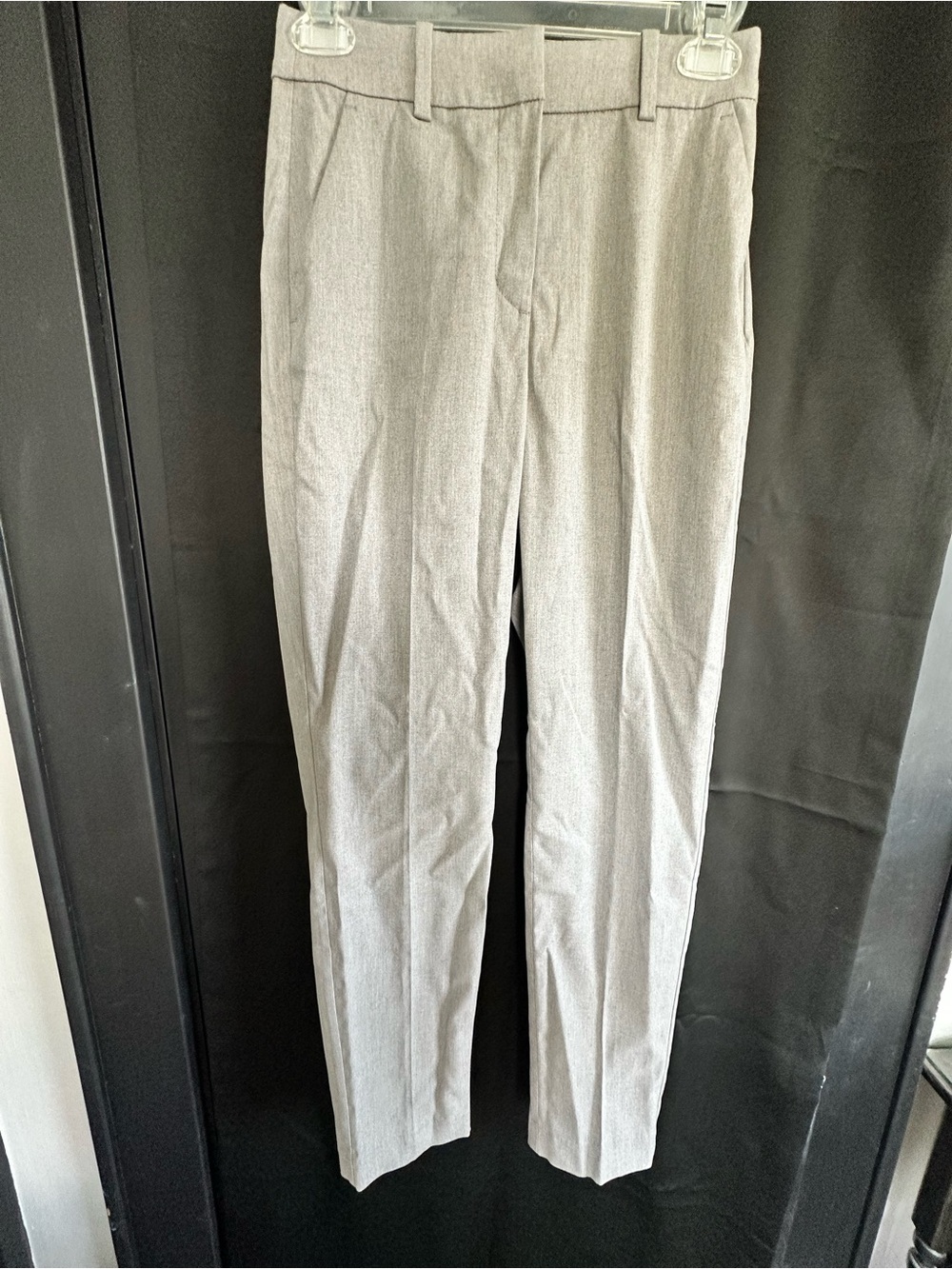 H&M Light Gray Cropped Tailored Women's Pants